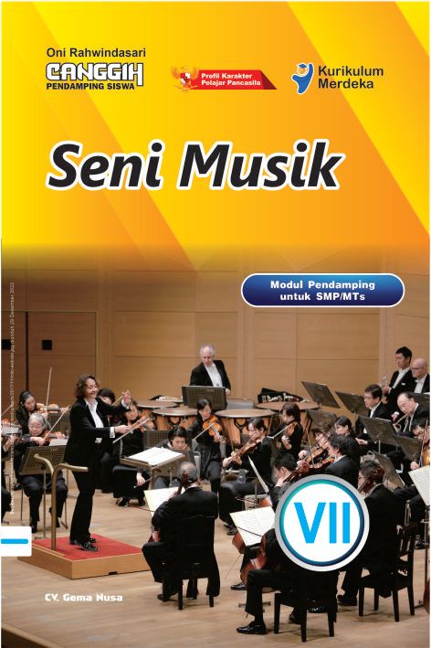 gambar Modul Pendamping SMP/MTs Canggih Seni Musik 7